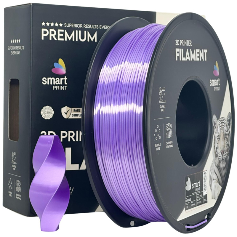 Filament PLA Silk fialový 1.75mm | Smart Print 1kg