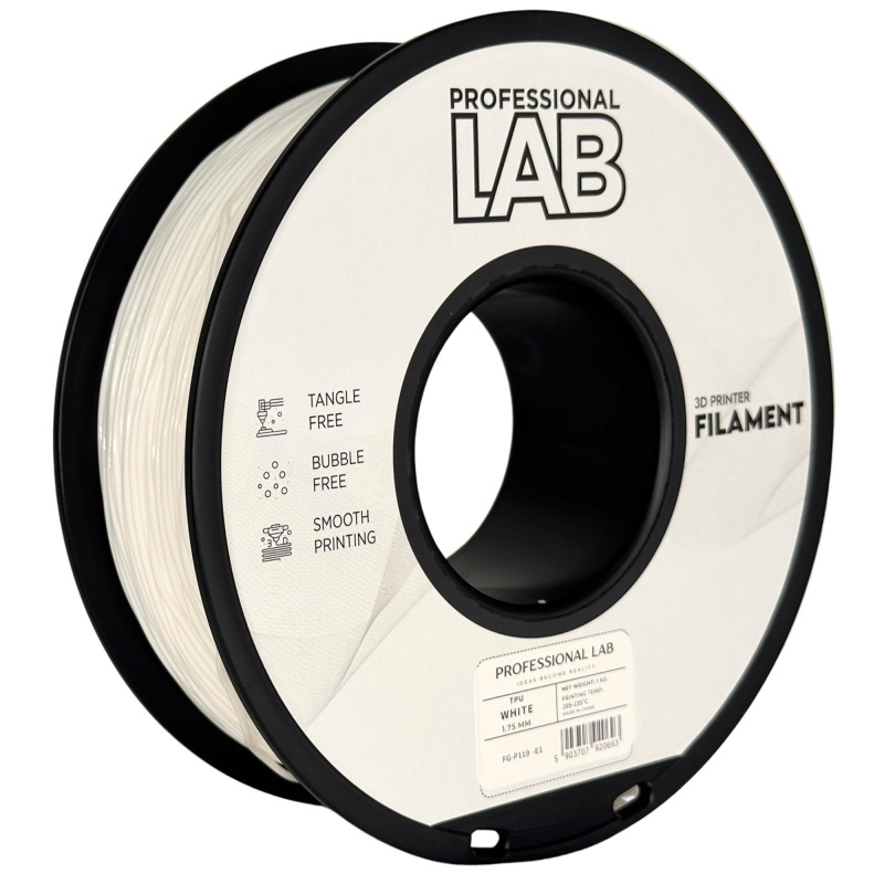 Filament TPU biela 1.75mm 95A | Prof. Lab 1kg