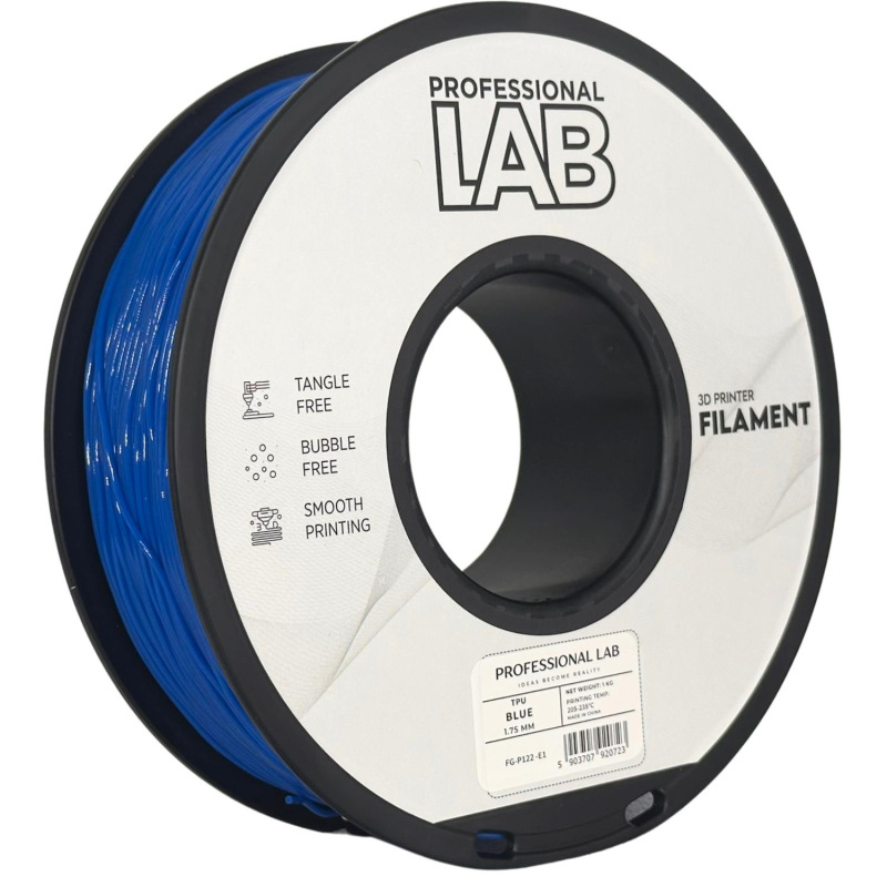 Filament TPU modrá 1.75mm 95A | Prof. Lab 1kg