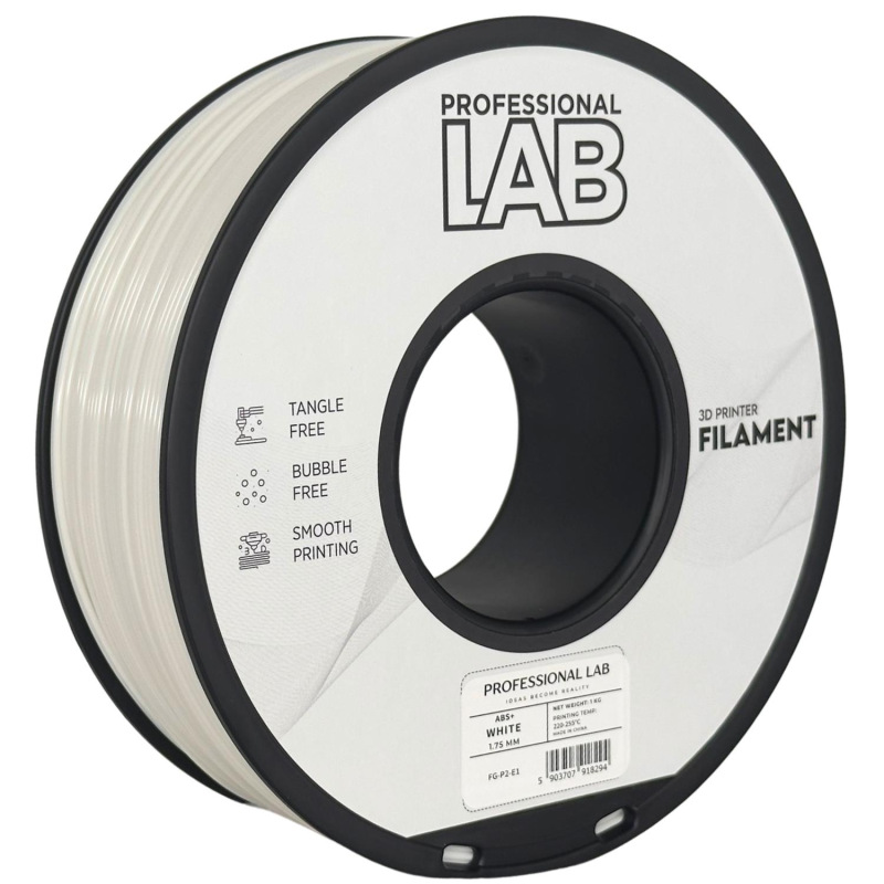 Filament ABS+ biely 1.75mm | Prof. Lab 1kg