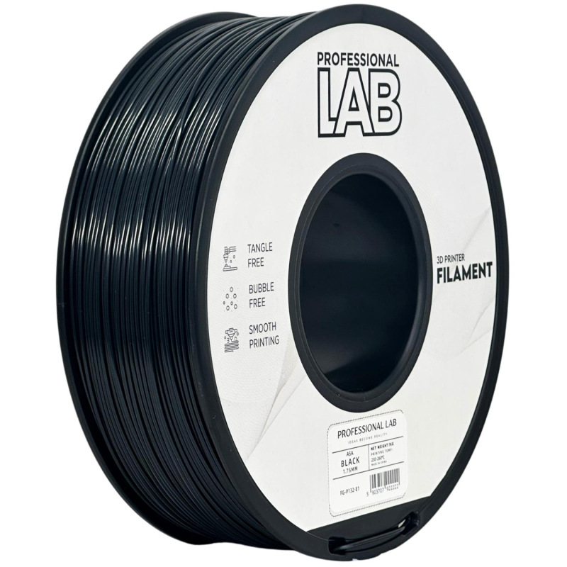 Filament ASA čierny 1.75mm | Prof. Lab 1kg