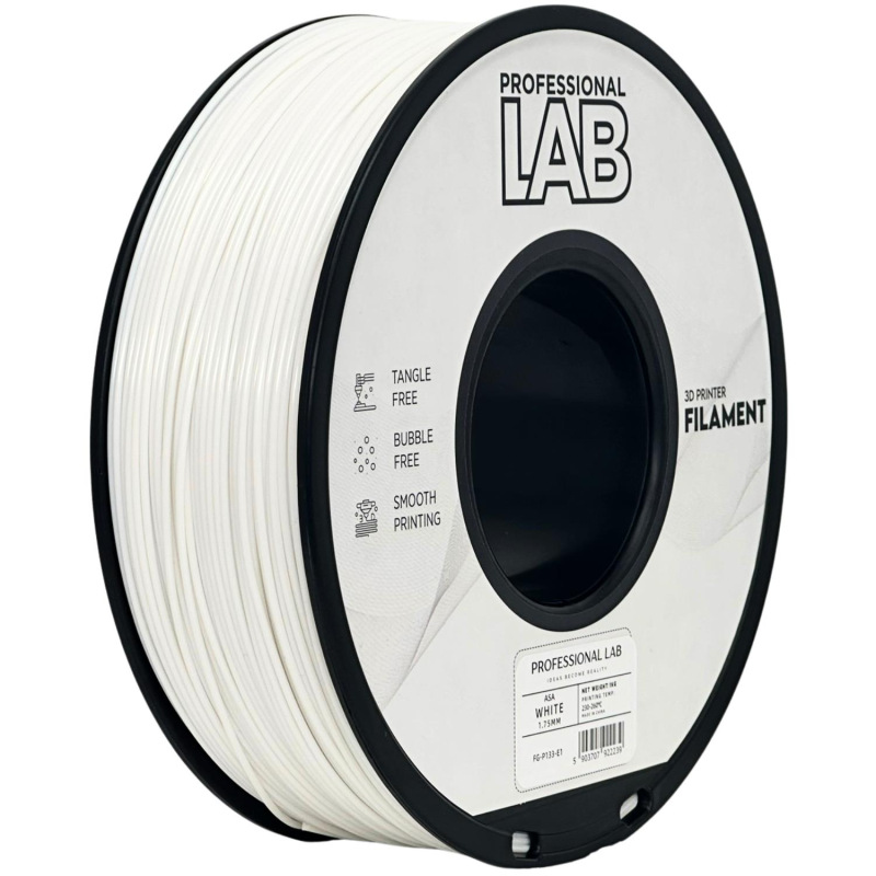 Filament ASA biely 1.75mm | Prof. Lab 1kg
