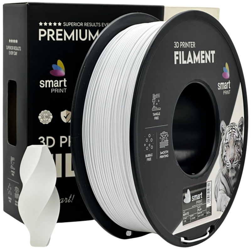 Filament PLA+ biely 1.75mm | Smart Print 1kg